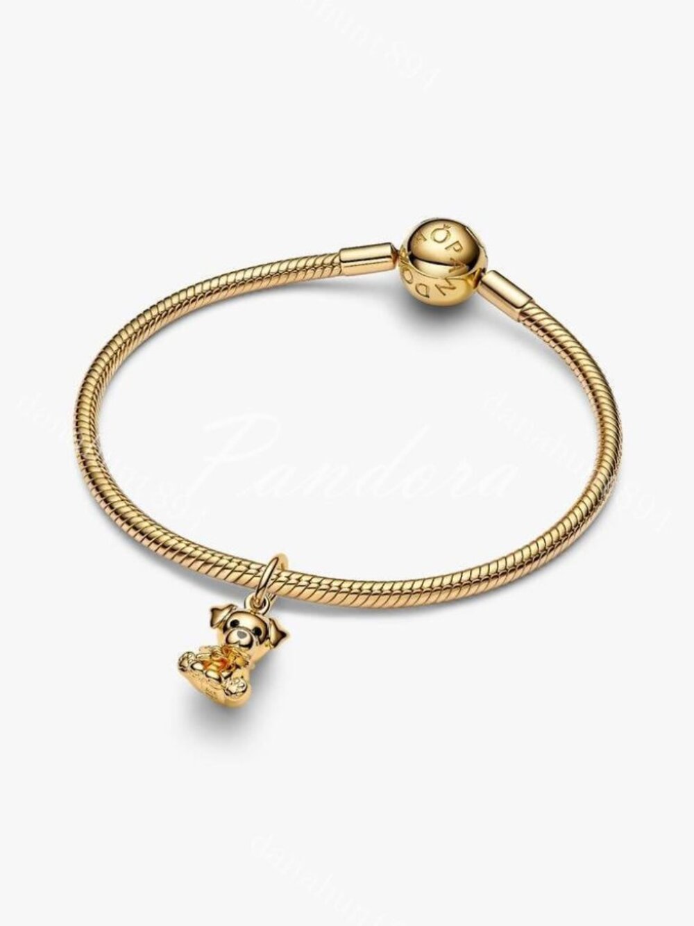 Pandora Labrador Puppy Dog Dangle Charm - Picture 5 of 5